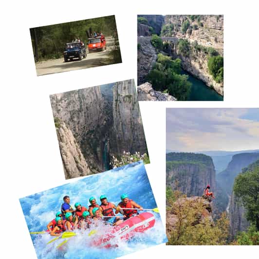 Antalya: Rafting, Tazı Canyon & Jeep Tour With Lunch - Pickup and Drop-off