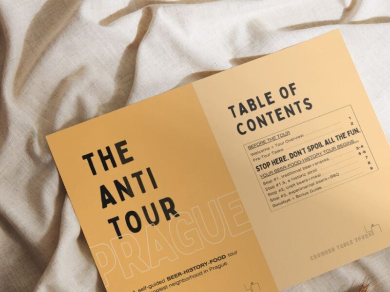 Anti Tour Prague - Self Guided Beer and Food Tour - Key Points