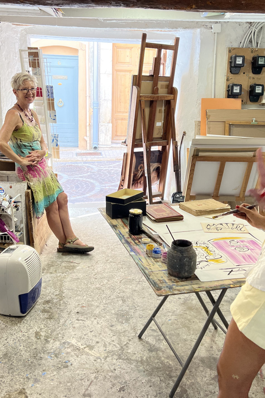 Antibes: Make Your Art Souvenir With a Local Artist - Materials and Takeaway