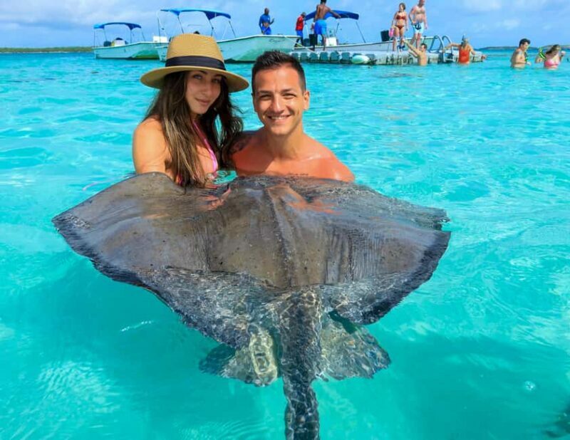 Antigua: Stingray City Experience with Round-Trip Transfer - The Main Event: Swimming and Touching the Stingrays