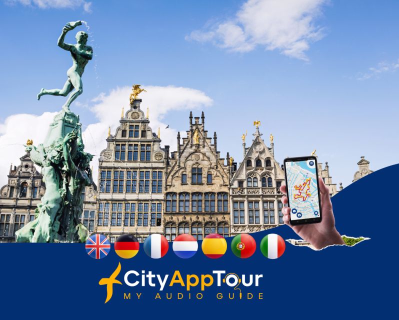 Antwerp: Walking Tour With Audioguide App - Booking and Cancellation
