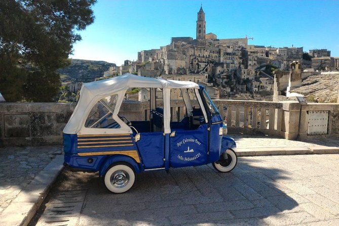Ape Calessino Tour of the Sassi of Matera Standard - Meeting Point and Pickup Location