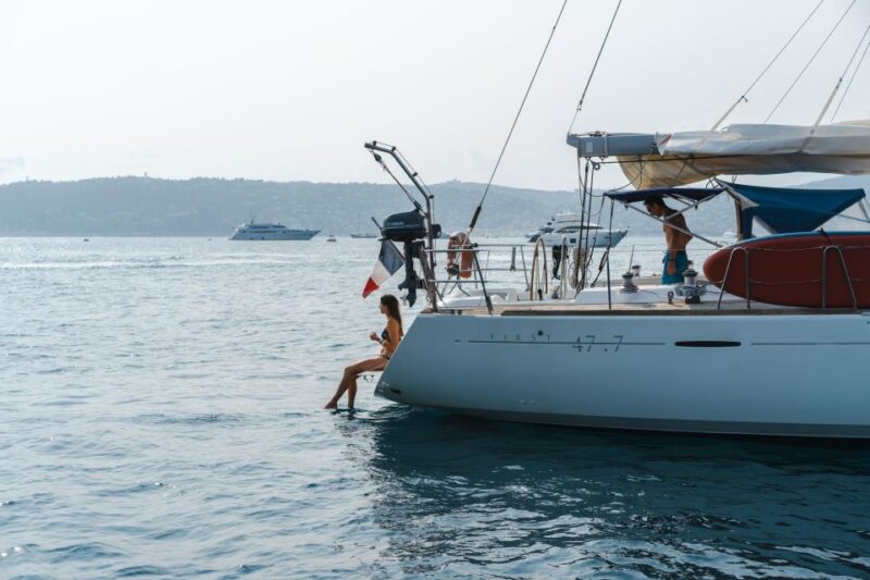 Aperitif at Sunset on a Sailboat - Swimming and Paddling - Cap D'antibes - Key Points