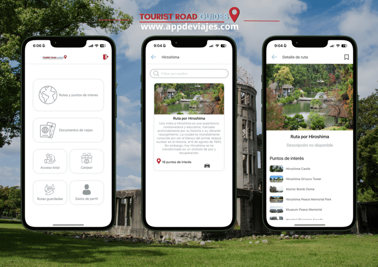 App Self-Guided Audio Guide Routes Visit Hiroshima - Key Points