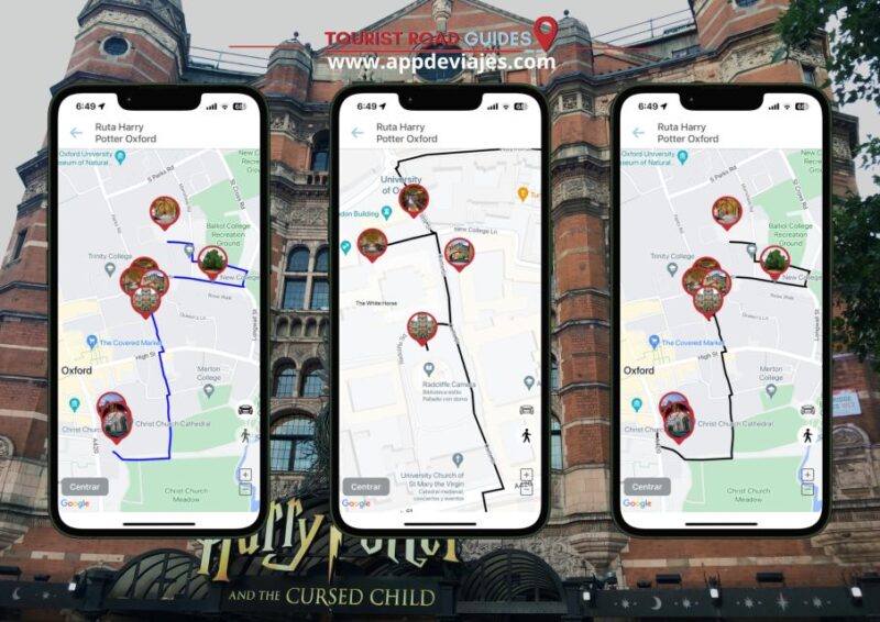 App Self-guided London - Harry Potter Oxford - Points of Interest