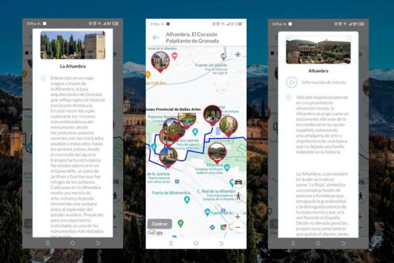 App Self-Guided Route Granada Includes Tapas Route and Audio - User Reviews and Ratings