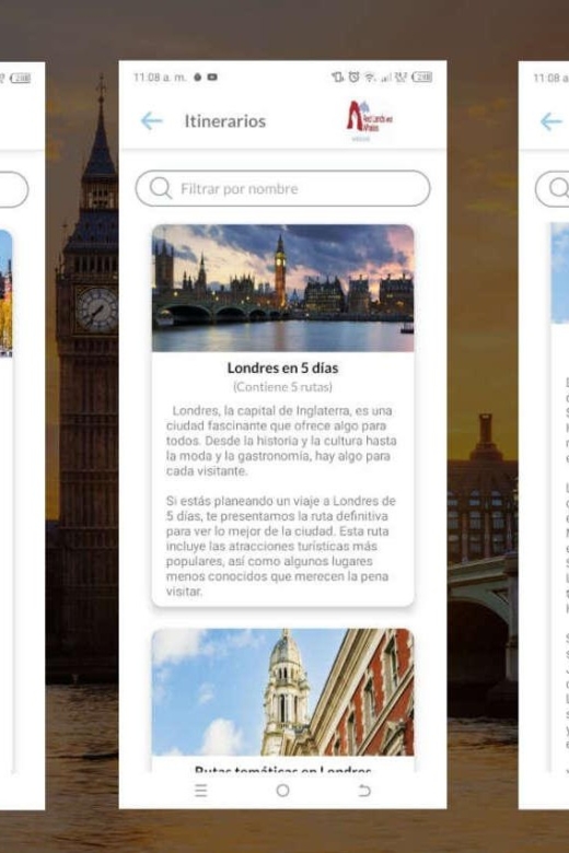 APP Self-Guided Route Londres With Multi-Language Audioguide - Themed Tours Offered