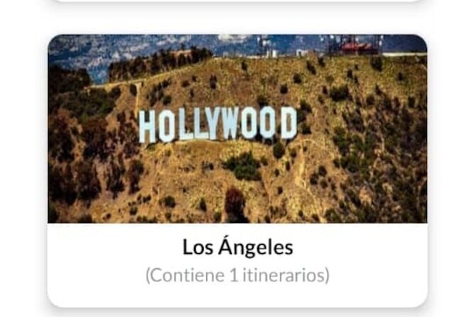 APP Self-Guided Route Los Angeles With Audioguide - Route Navigation