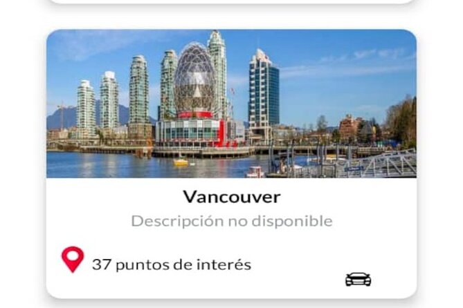 APP Self-Guided Routes Vancouver With Audio Guide - Accessibility and Participation