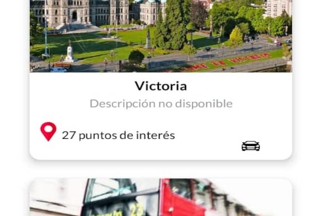 APP Self-Guided Routes Victoria With Audio Guide - Accessibility and Participation