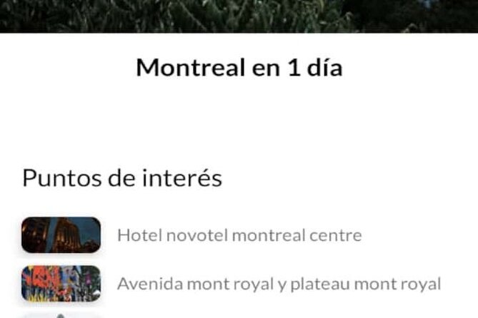 APP Self-Guided Tours Montreal With Audioguide - Booking and Cancellation