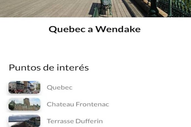 APP Self-Guided Tours Quebec With Audioguide - Self-Guided Exploration