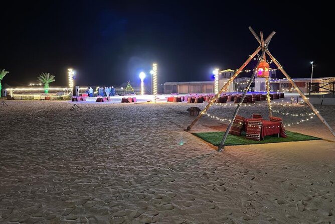 Arabian Desert Safari Abu Dhabi: 6HOUR Tour With BBQ & Live Shows - Dining and Entertainment
