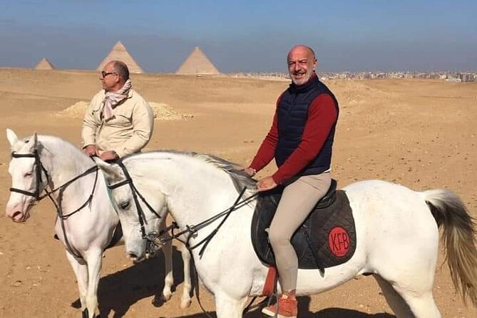 Arabian Nights Sunset Sahara Pyramids Arab Horse or Camel Ride With Bedouin Tea - Unique Equestrian Opportunity