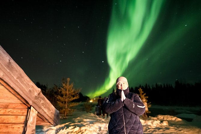 Arctic Lake Aurora Hunt, in a Cozy Lappish Tipi - Northern Lights Visibility