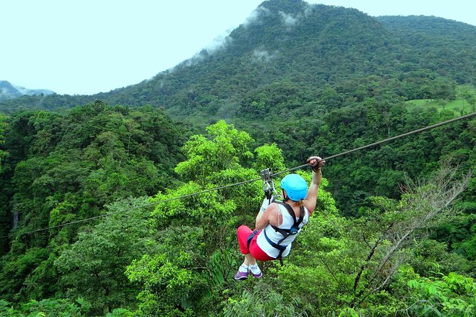 Arenal 12 Zipline Cables Experience With La Fortuna Waterfall - Booking and Pricing