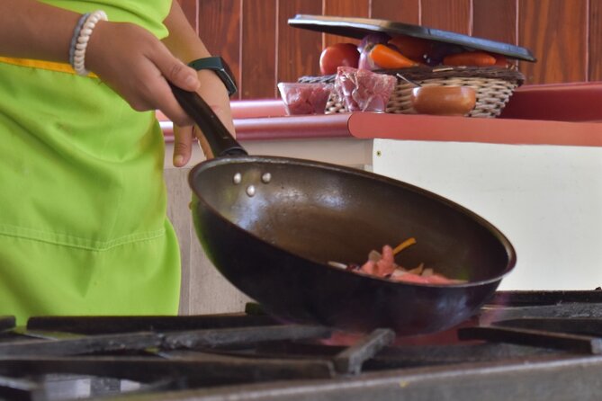 Arequipeño Cooking Class and San Camilo Market - Preparing Salted Loin