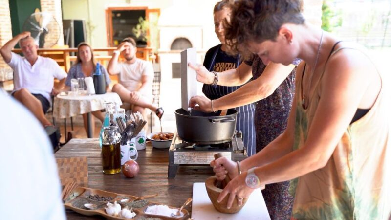 Argassi: Zakynthian Culture & Greek Cooking Class With Lunch - Class Details