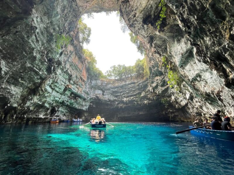 Argostoli: Melissani Lake, Drogarati Cave, and Myrtos Beach - Pricing and Reservations
