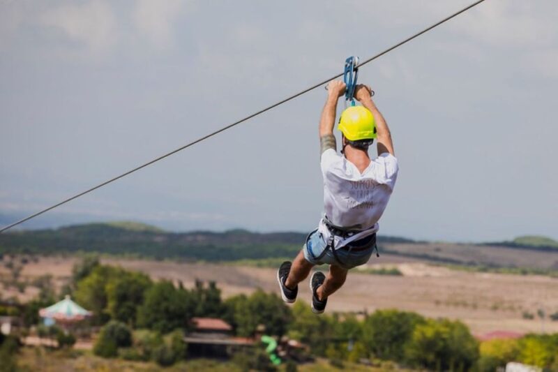 Arguedas: Sendaviva, Natural Park of Navarra Entry Ticket - Zip Line Experiences