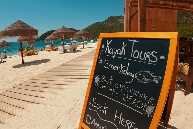 Arrábida: Kayak Snorkeling & Beach Lounge/Pick-Up Available - Canoeing and Snorkeling