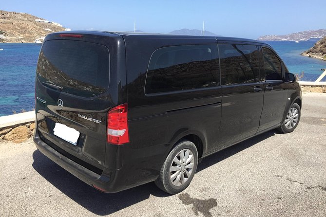 Arrival Transfer From Mykonos Airport JMK to Mykonos by Minivan - Cancellation Policy