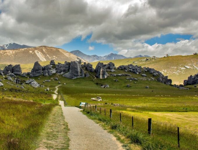 Arthurs Pass: TranzAlpine Train and Castle Hill Day Tour - Iconic Limestone Boulders