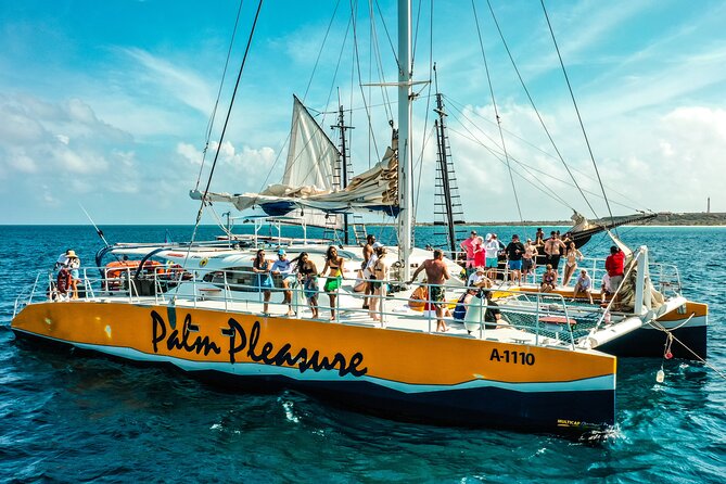 Aruba Afternoon Snorkel Sail Aboard Palm Pleasure Catamaran - Exploring the Antilla Shipwreck