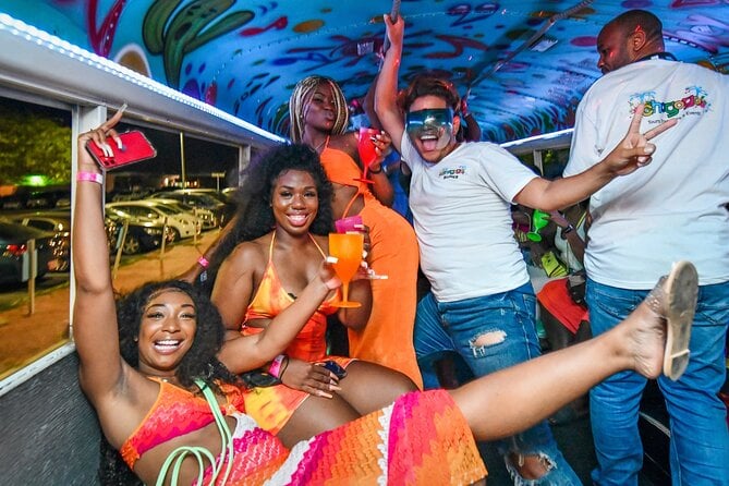 Aruba Dancing and Barhopping Night Party Bus - Inclusions and Amenities