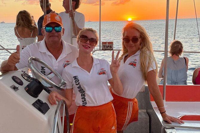 Aruba Happy Hour Sunset Sail With Savory Bites and Cocktails - Duration and Departure