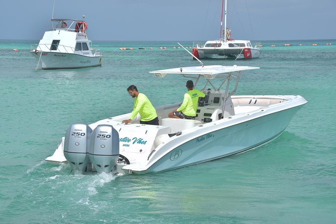 Aruba Private Luxury Boat Tours - Sail, Snorkel, Fishing and More - Boat and Crew