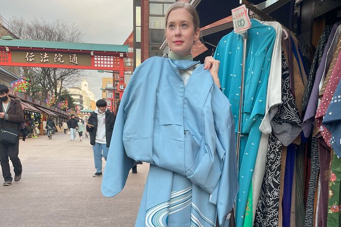 Asakusa 2-Hour Sweets and Kimono Shopping Tour - Minimum Travelers