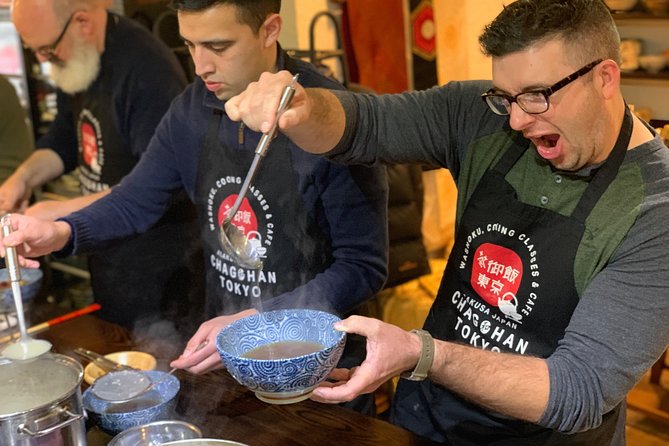 Asakusa Classic Ramen & Crispy Gyoza Cooking Class - Class Inclusions and Amenities