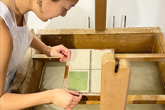 [Asakusa, Tokyo] Traditional Japanese Washi Papermaking Experience - Handmade Paper Crafting