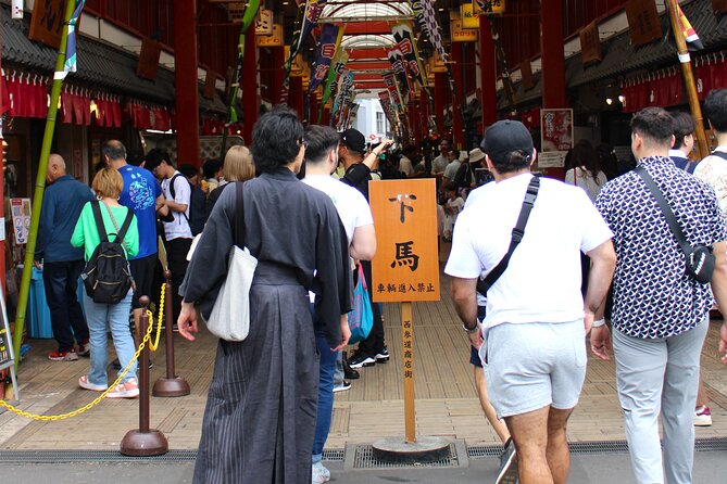 Asakusa Walking Tour With an Experienced Japanese Comedian - Tour Duration and Pace