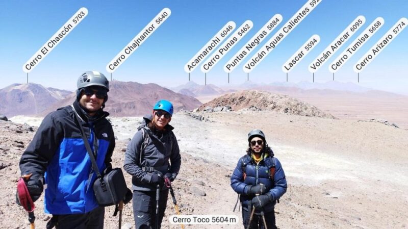 ASCENT TO VOLCANO CERRO TOCO OF 5604masl - Hiking Difficulty and Duration
