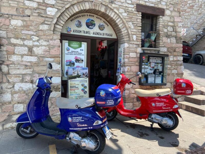 Assisi Rental Vespa 150CC - Full Day - Key Points