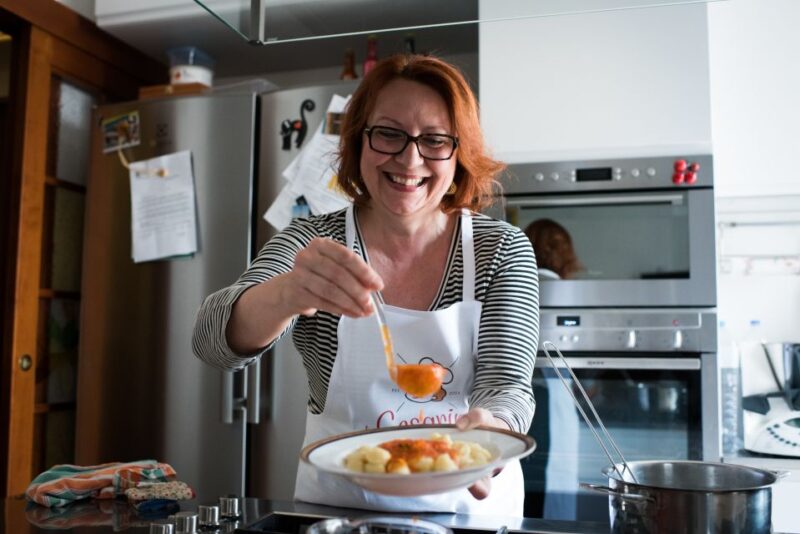 Asti: Market Tour and Cooking Class at a Locals Home - Taste Prepared Dishes With Wines