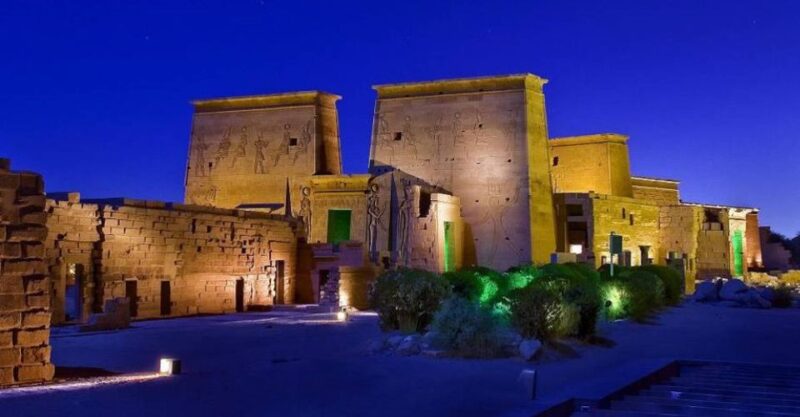 Aswan: Philae Temple Sound & Light Show With Entrance Fees - Key Points