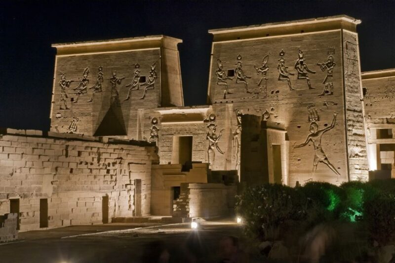 Aswan: Philae Temple Sound & Light Show With Entrance Fees - Tour Details