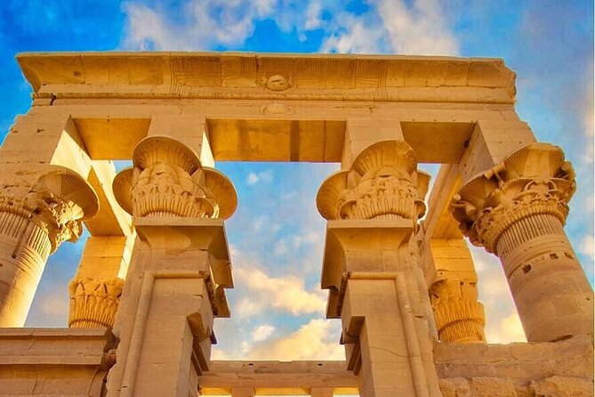 Aswan : Private Tour to Unfinished Obelisk, High Dam and Philae Temple by BOAT - Touring Philae Temple