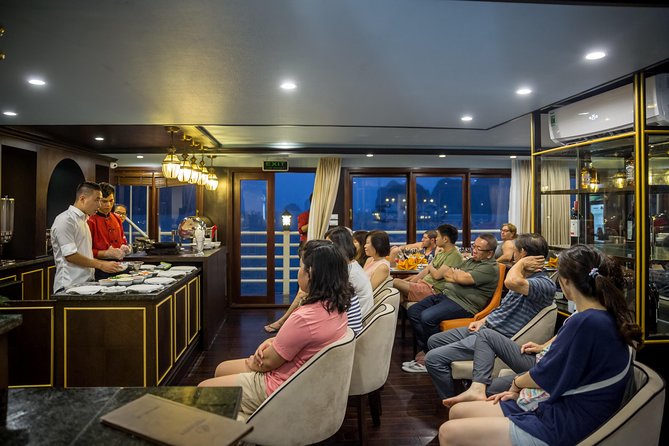 Athena Luxury Cruise in Halong Bay With Meals,Balcony Room & Cave - Onboard Activities and Visits