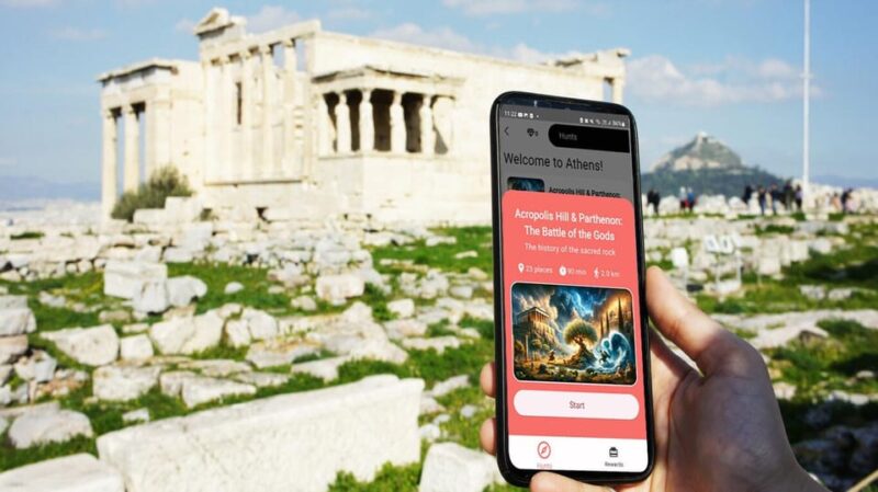 Athens: Acropolis Ticket With Mythology Treasure Hunt Tour - Acropolis Entry and Meeting