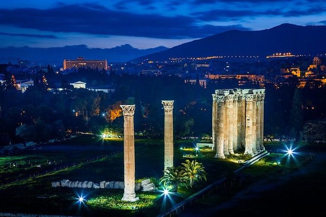 Athens by Night Driving Tour (Highlights) , and Dinner Time - Capturing Nighttime Photos