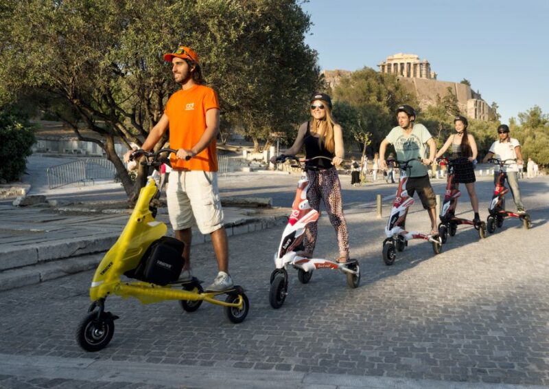 Athens: Electric Scooter City Tour With Food Tasting - Key Points
