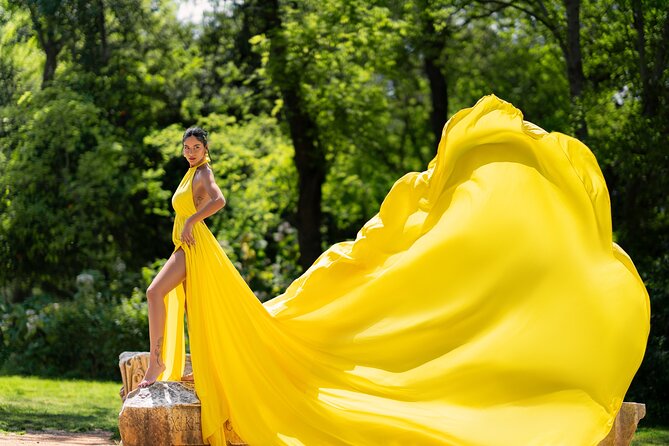 Athens: Flying Dress Photoshoot Express Package - Key Points