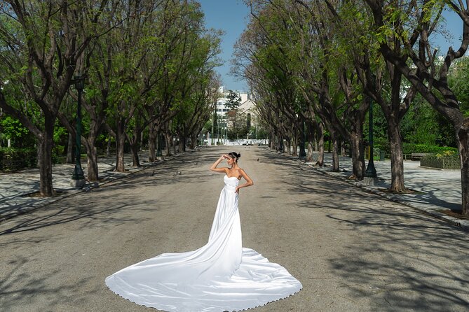 Athens: Flying Dress Photoshoot Express Package - Location and Duration