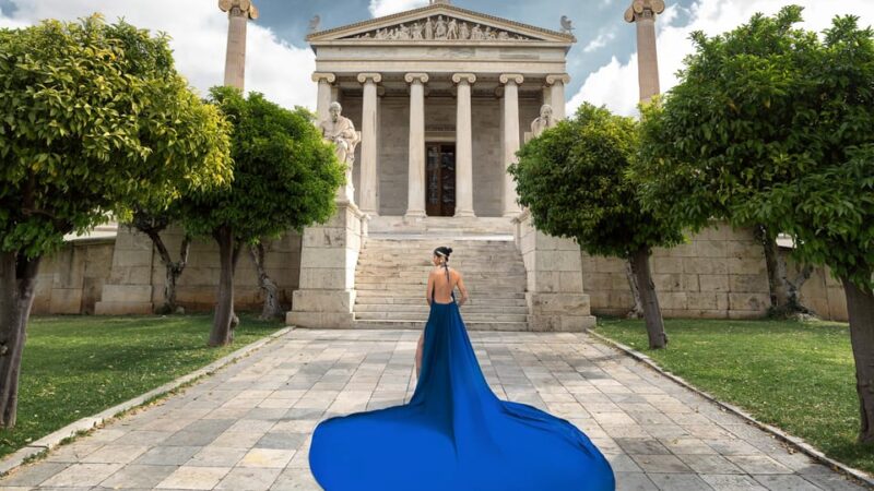Athens: Flying Dress © Photoshoot Happy Birthday Package - Professional Photography Guidance