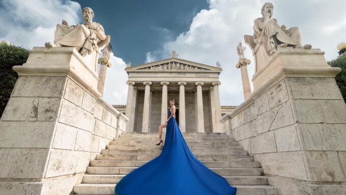 Athens: Flying Dress © Photoshoot Happy Birthday Package - Delivered Photographic Content