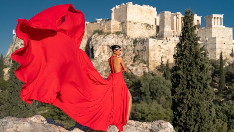 Athens: Flying Dress © Photoshoot Marilyn Package - Inclusions and Whats Provided